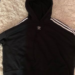 cropped adidas hoodie